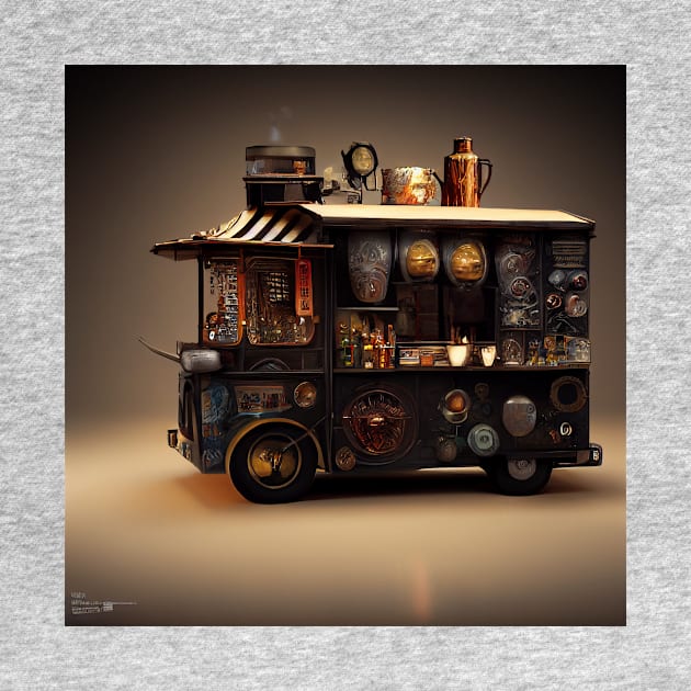 Steampunk Tokyo Ramen Food Truck by Grassroots Green